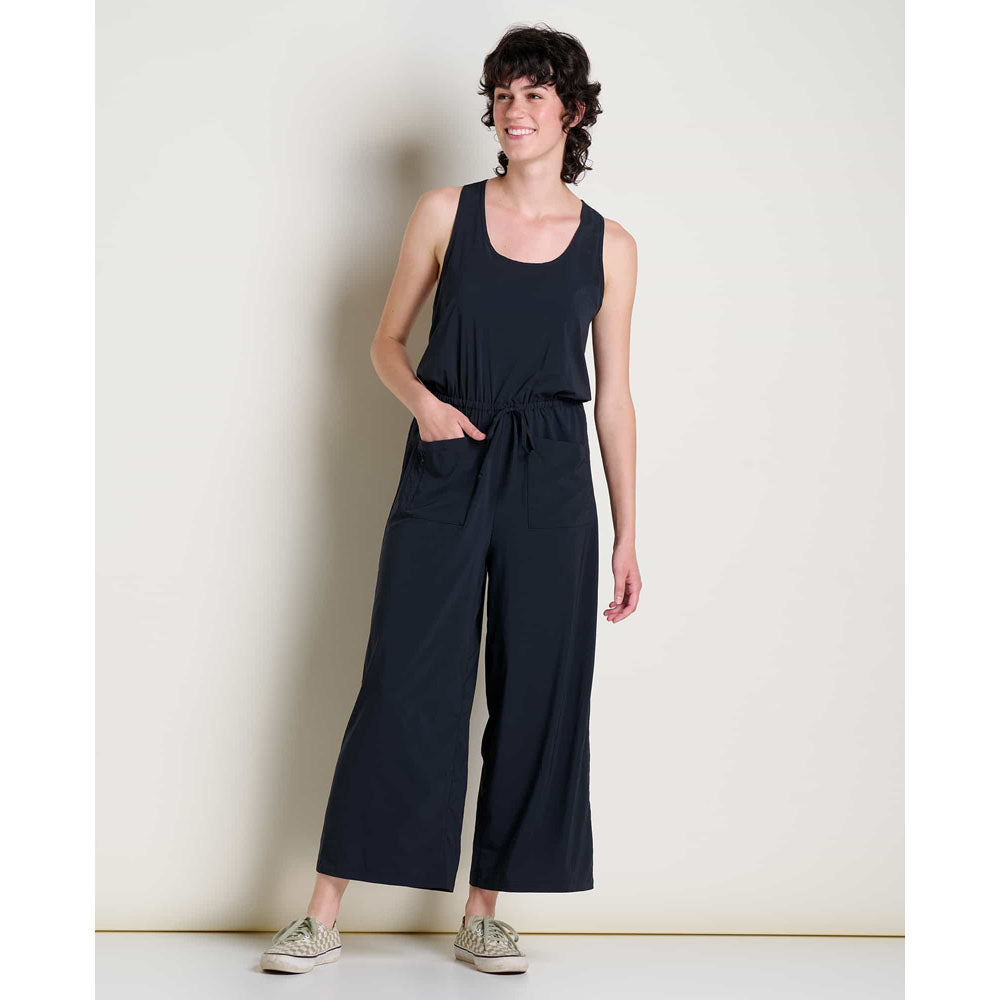 Toad&Co. Womens Sunkissed Livvy Sleeveless Jumpsuit Black