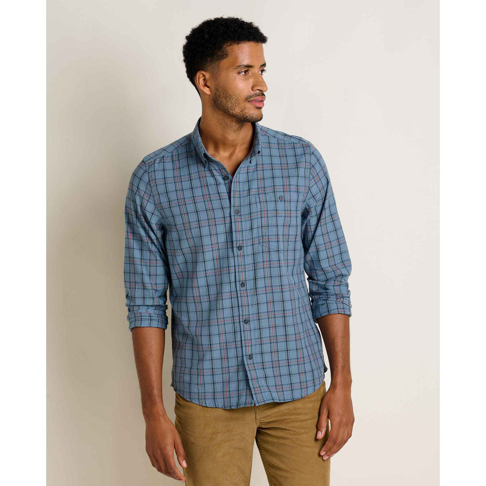 Toad&Co. Mens Airscape Long Sleeve Shirt North Shore Check