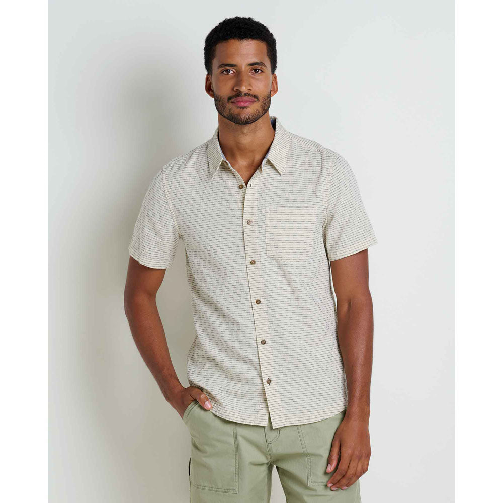 Toad&Co. Mens Harris Short Sleeve Shirt Salt