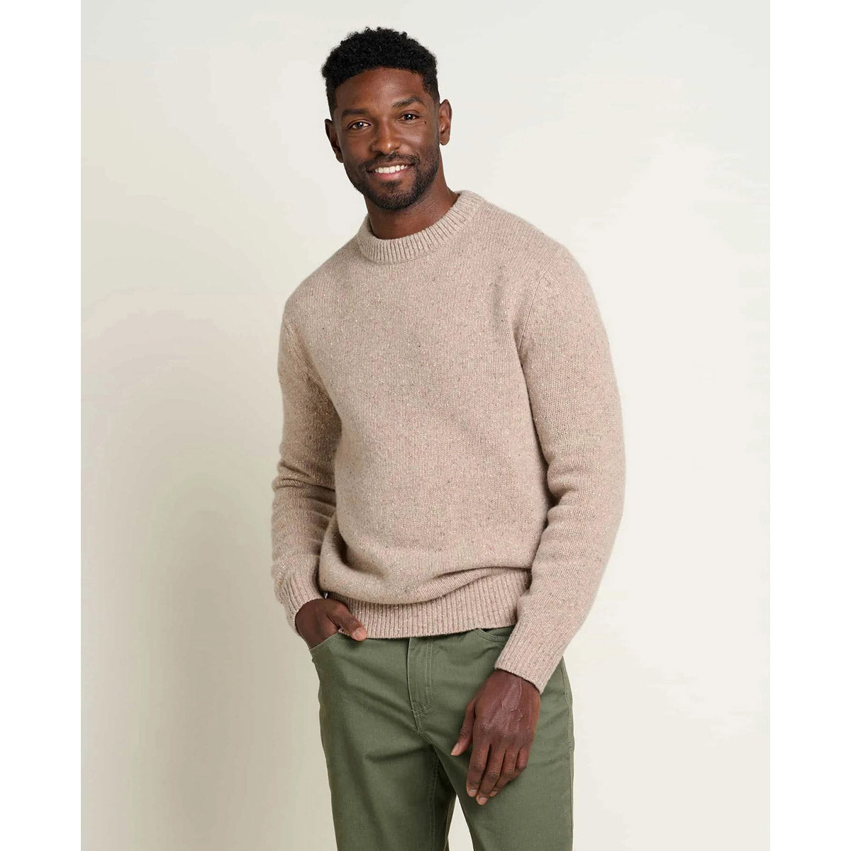 Toad&amp;Co. Men&#39;s Wilde Crew Sweater Honey Brown