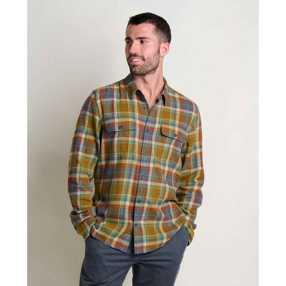 Toad&Co. Mens Creekwater Flannel Coyote