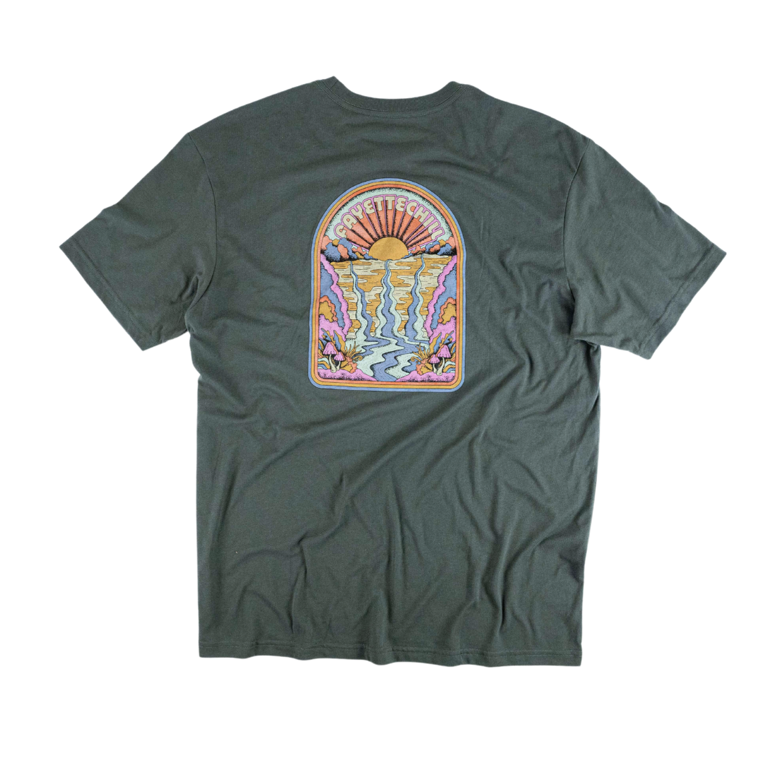 Fayettechill Triple Falls - Short Sleeve Black Ink