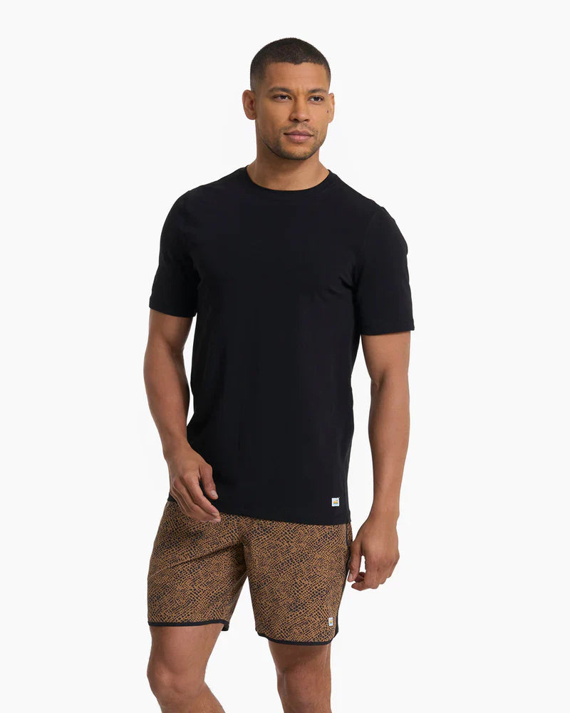 Vuori Men&#39;s Tuvalu Tee BLK Black