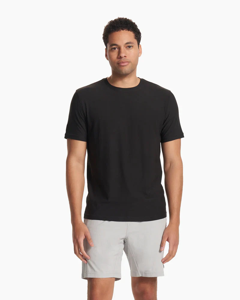 Vuori Men's Strato Tech Tee BLK Black