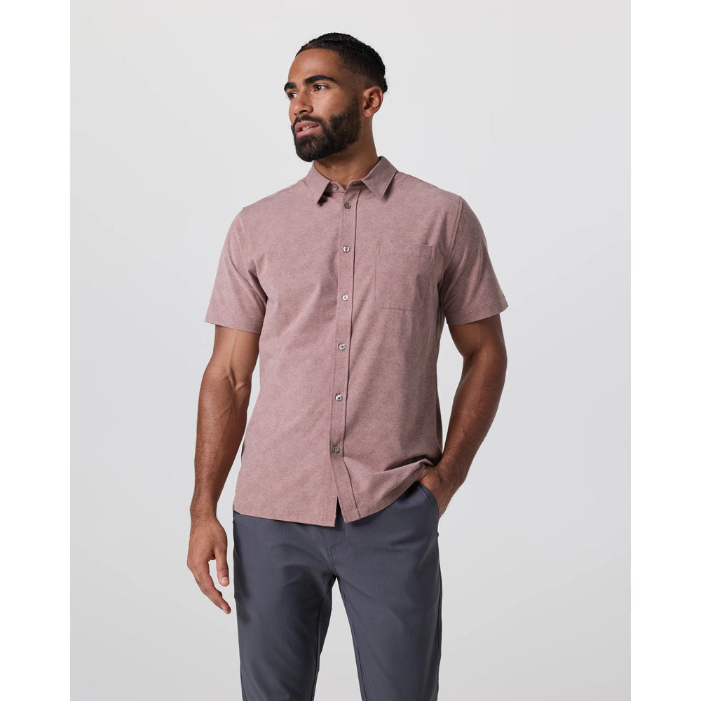 Men's Short Sleeve Bridge Button-Down Men's Short Sleeve Bridge Button-Down