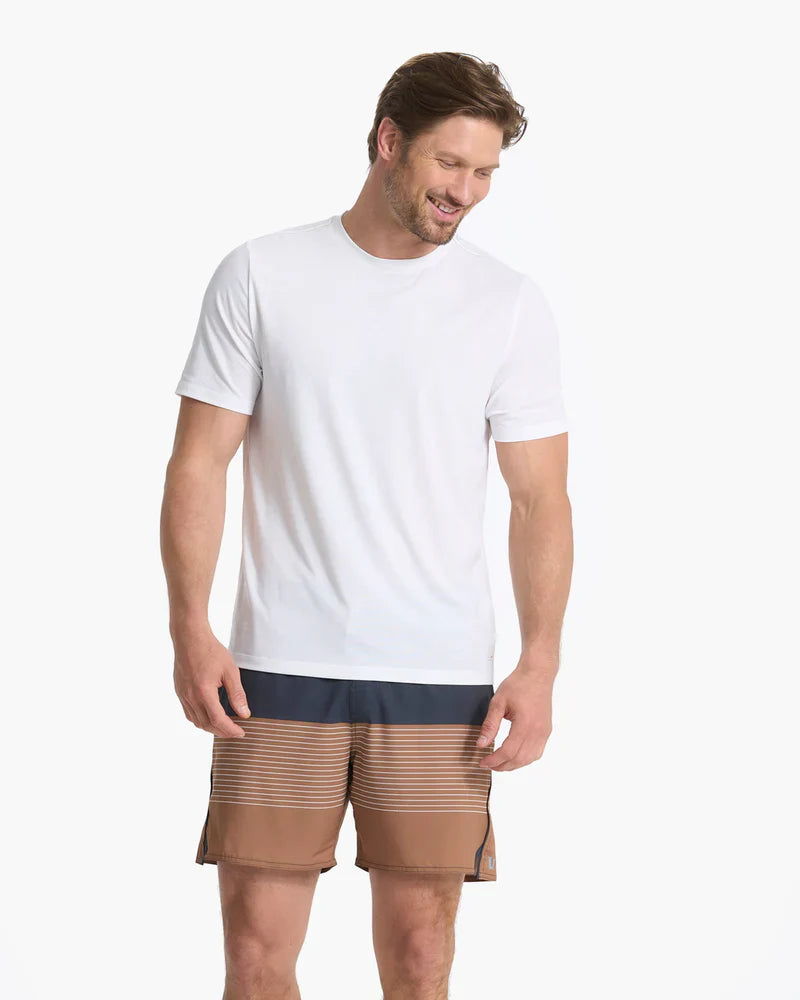 Vuori M Current Tech Tee WHT White