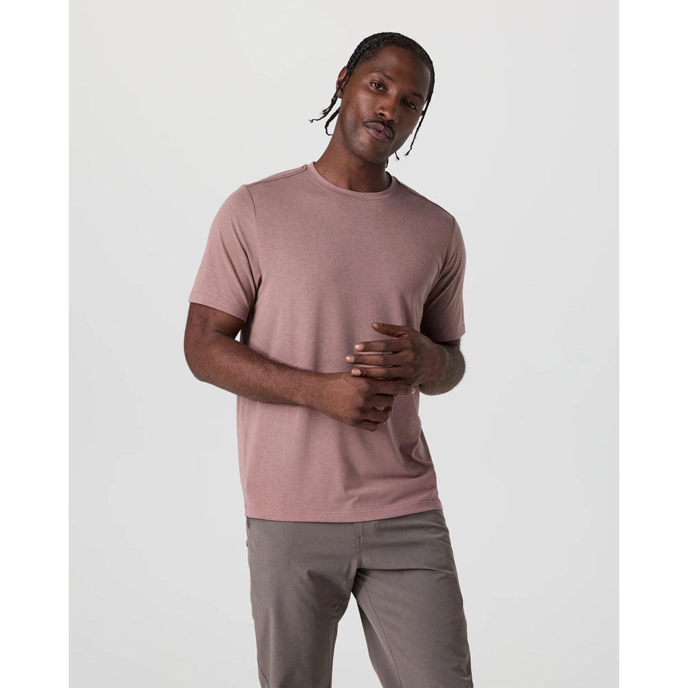 Vuori M Current Tech Tee Zion Rose
