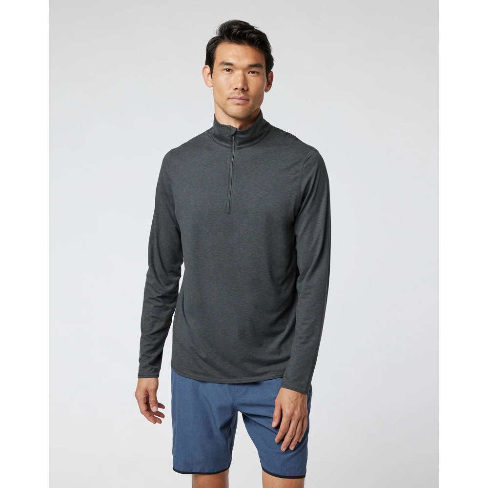 Vuori M Ease Performance 1/2 Zip 2.0 Charcoal Heather