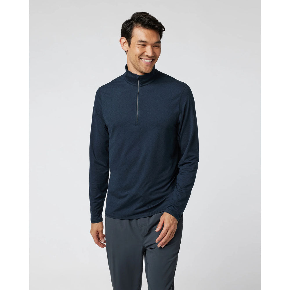 Vuori M Ease Performance 1/2 Zip 2.0 Ink Heather