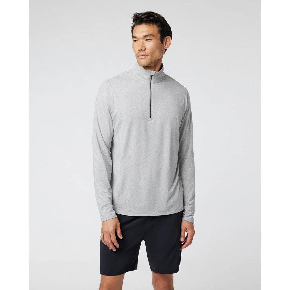 Vuori M Ease Performance 1/2 Zip 2.0 Light Heather Grey