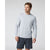 Vuori Mens Ponto Performance Crew Platinum Heather