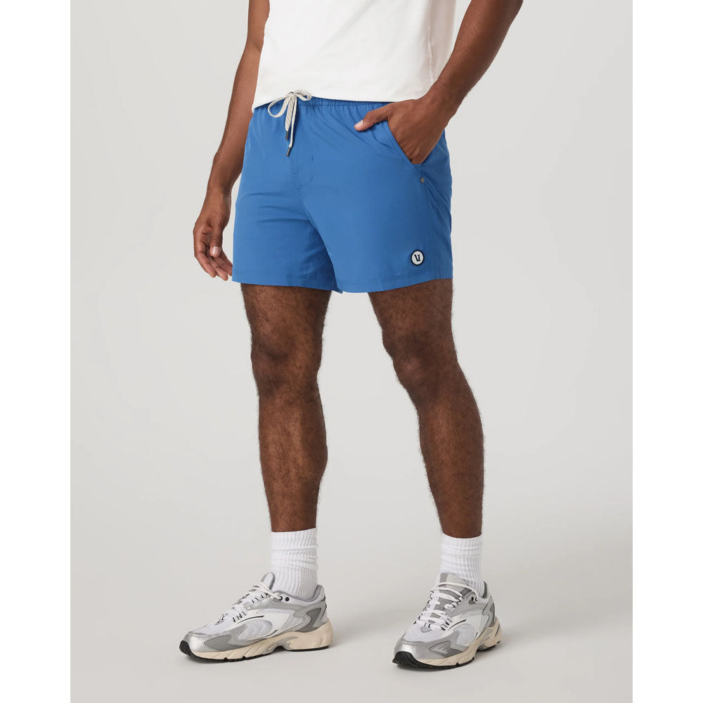 Vuori Mens Kore Short Lined 5 Court Blue
