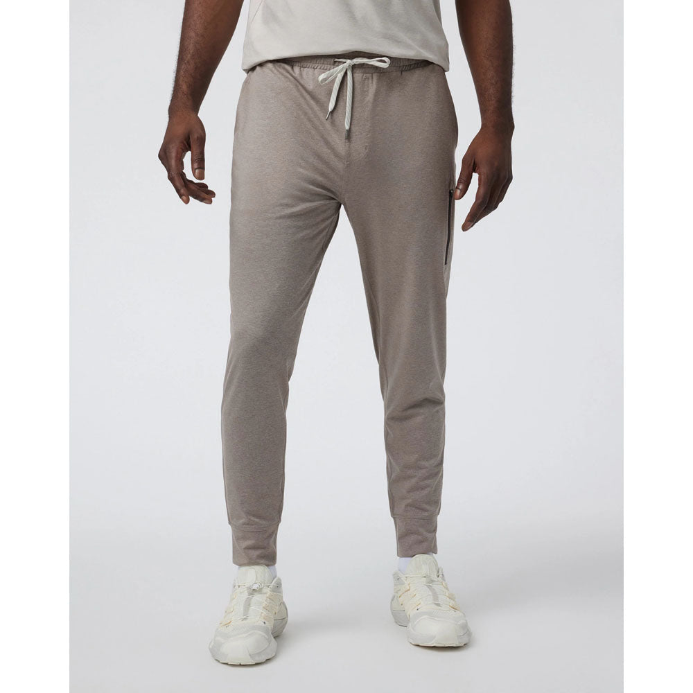 Vuori Mens Sunday Performance Jogger Mocha Heather