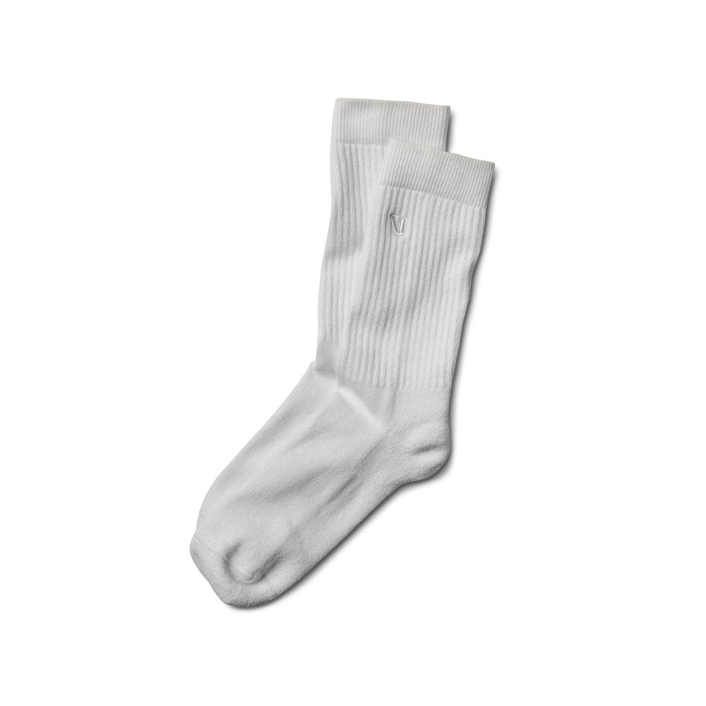 Vuori V1 Crew Sock White