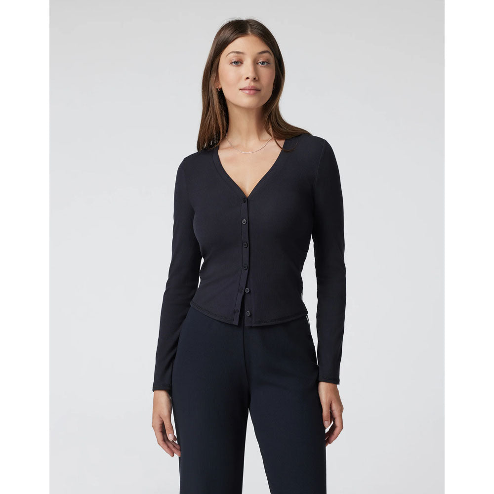 Vuori W LS Pose Cardigan Black