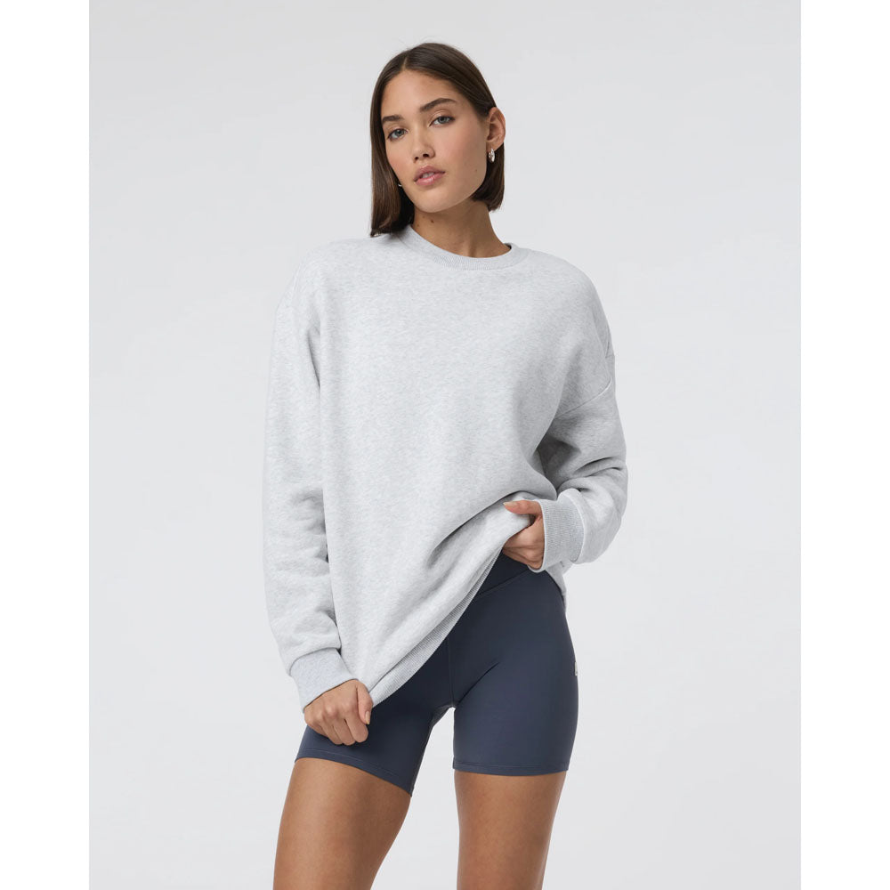 Vuori W Restore Oversized Crew 2.0 Pale Grey Heather