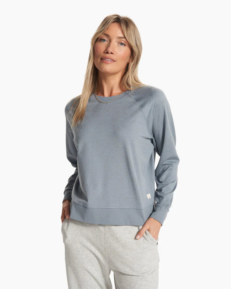 Vuori W LS Halo Crew HFT Flint Heather