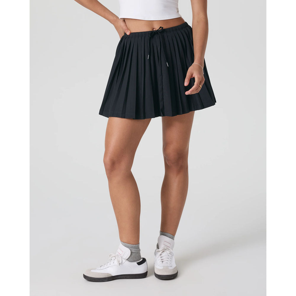 Vuori Womens Clementine Pleated Skirt Black
