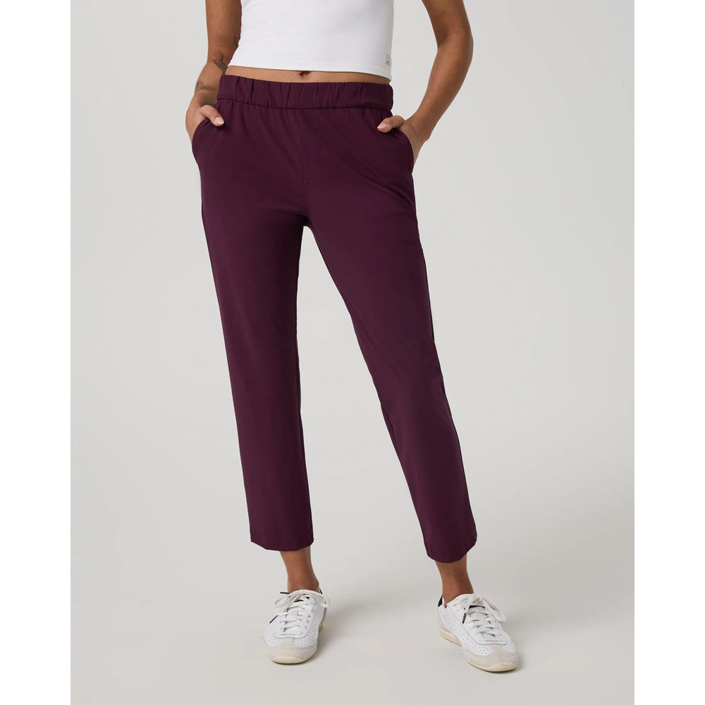 Vuori Womens Miles Ankle Pant Cerise