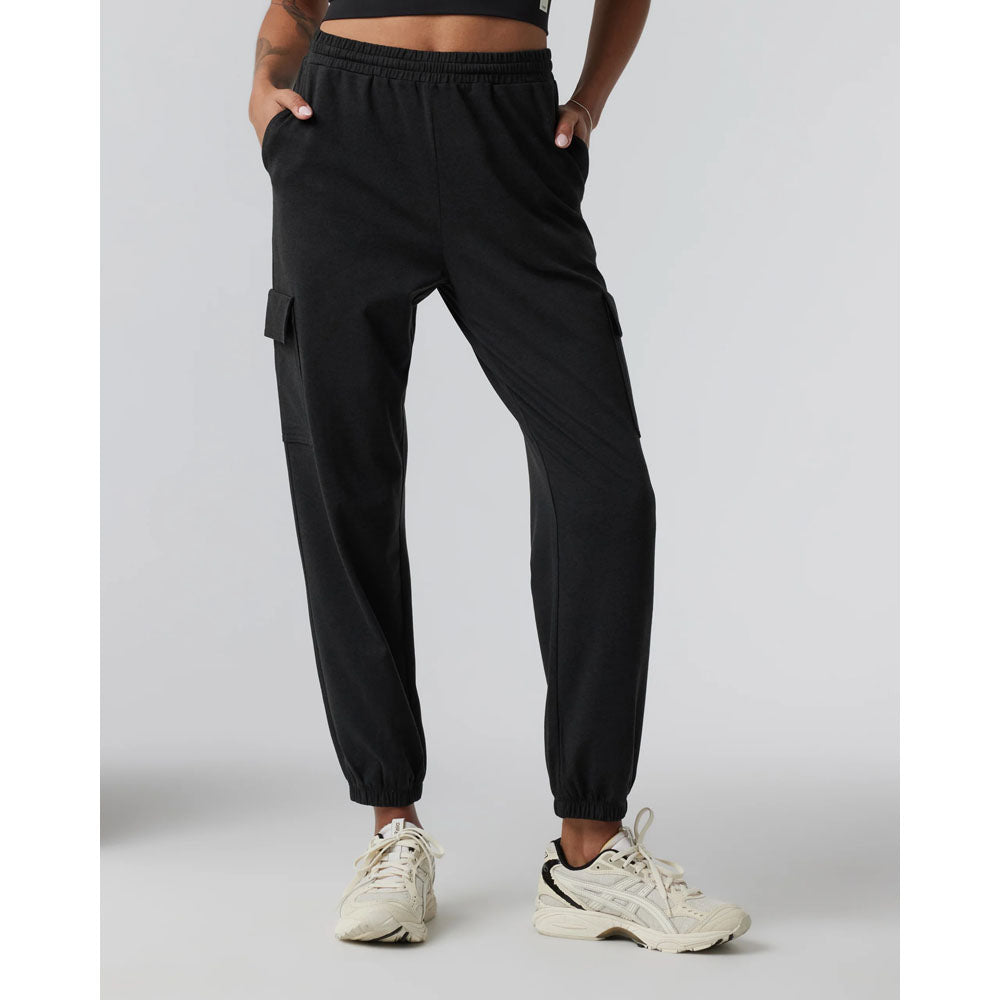 Vuori W Boyfriend Cargo Jogger Black Heather
