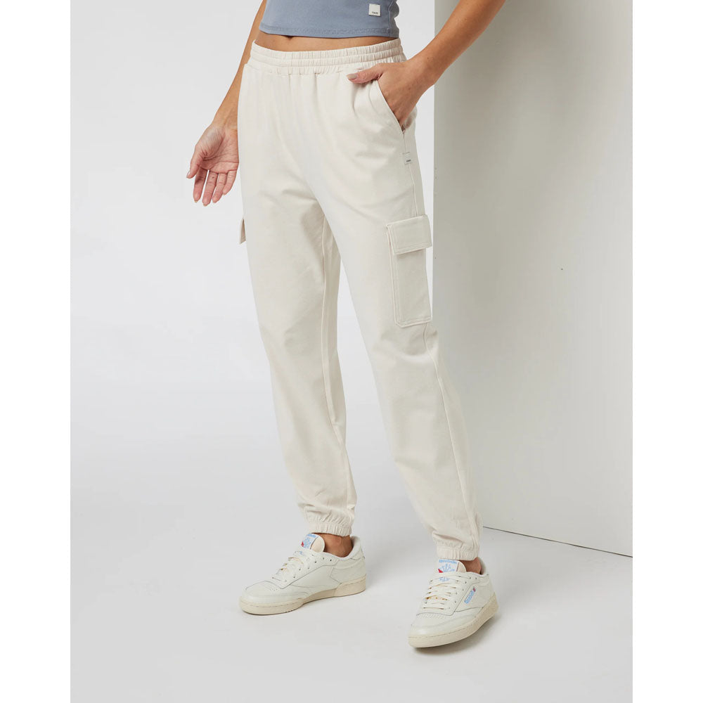 Vuori W Boyfriend Cargo Jogger Milkweed Heather