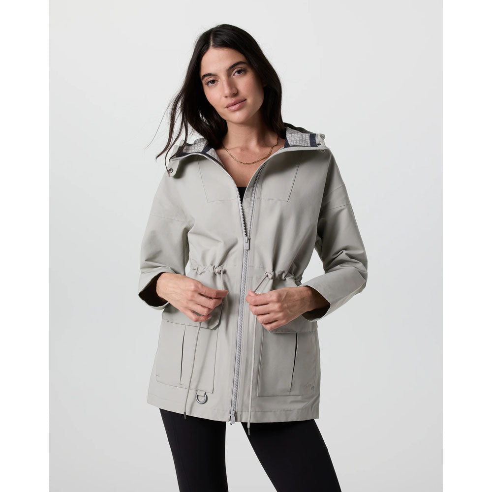 Vuori W Pfeiffer Rain Jacket Talc