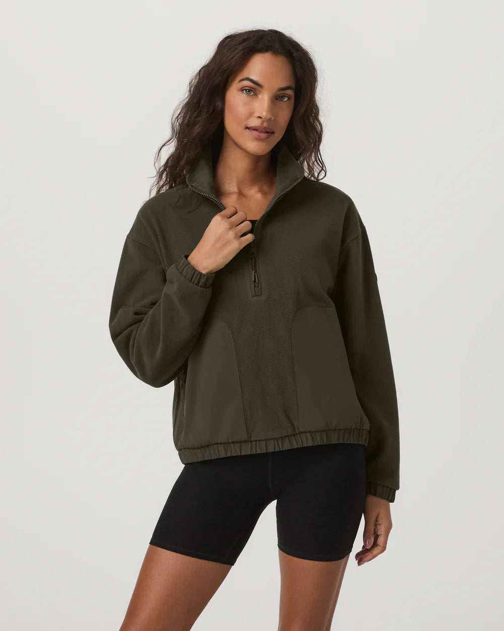 Vuori W Aspen Half Zip OLV Olive