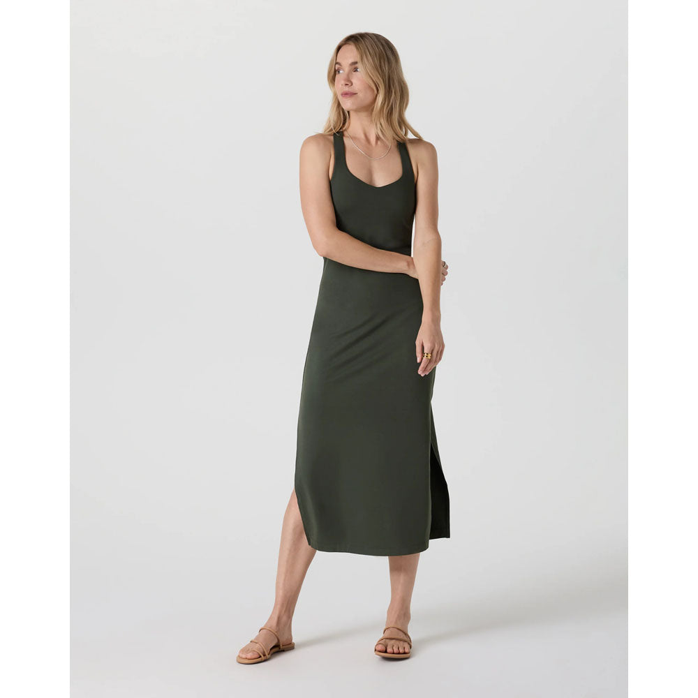 Vuori W Halo Racerback Dress Kale