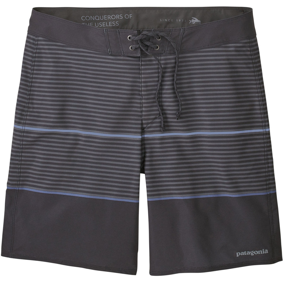 Patagonia Men's Hydropeak Boardshorts - 18" Olivas Stripe: Ink Black