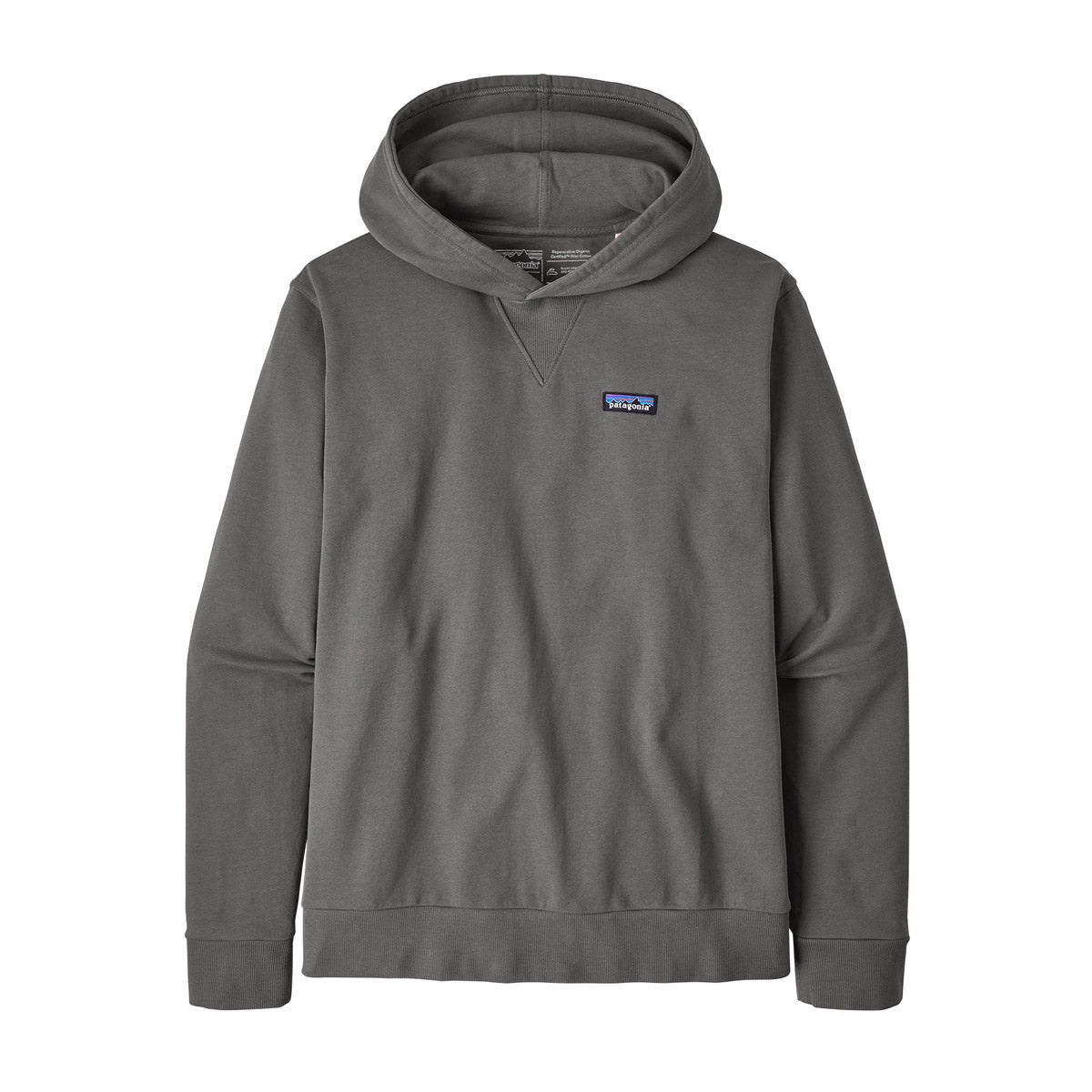 Patagonia Men&#39;s Regenerative Organic Certified Cotton Hoody Sweatshirt Noble Grey