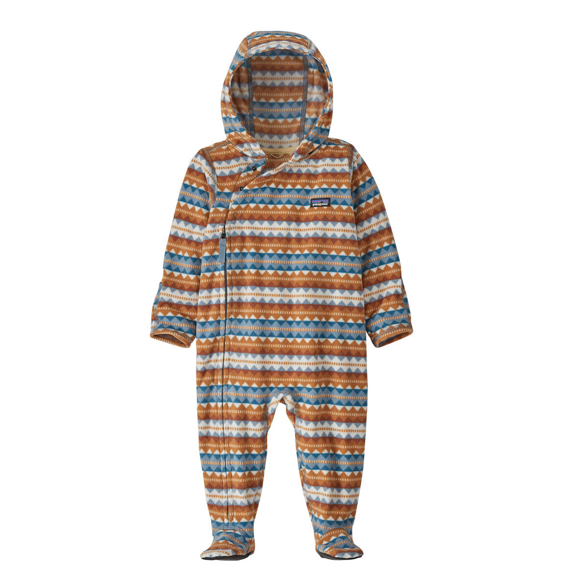 Patagonia Infant Micro D Bunting Diamond Stripe: Light Plume Grey