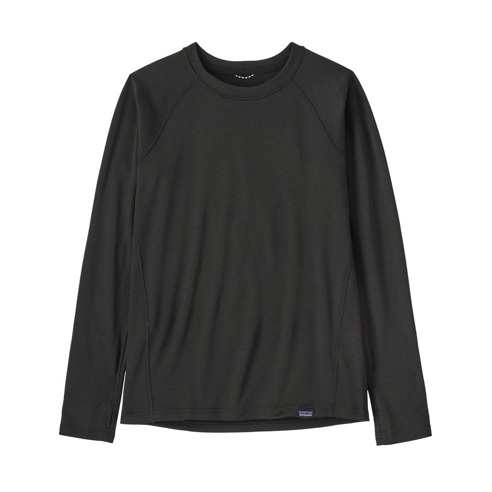 Patagonia Kids Capilene Midweight Crew Black