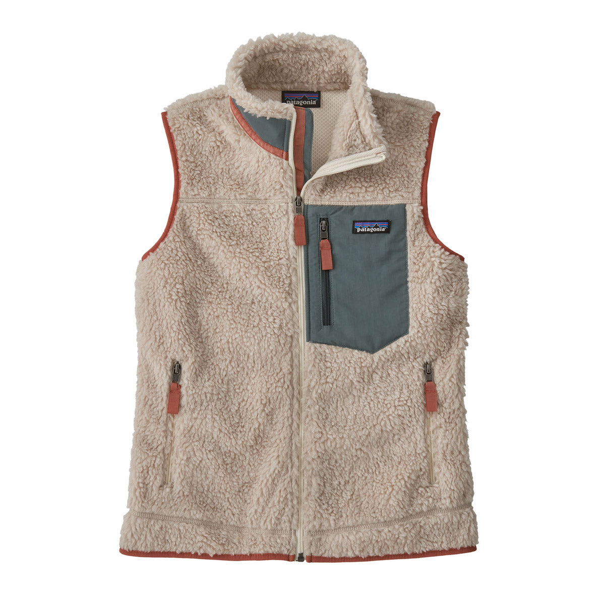 Patagonia Women's Classic Retro-X Vest Natural w/Nouveau Green