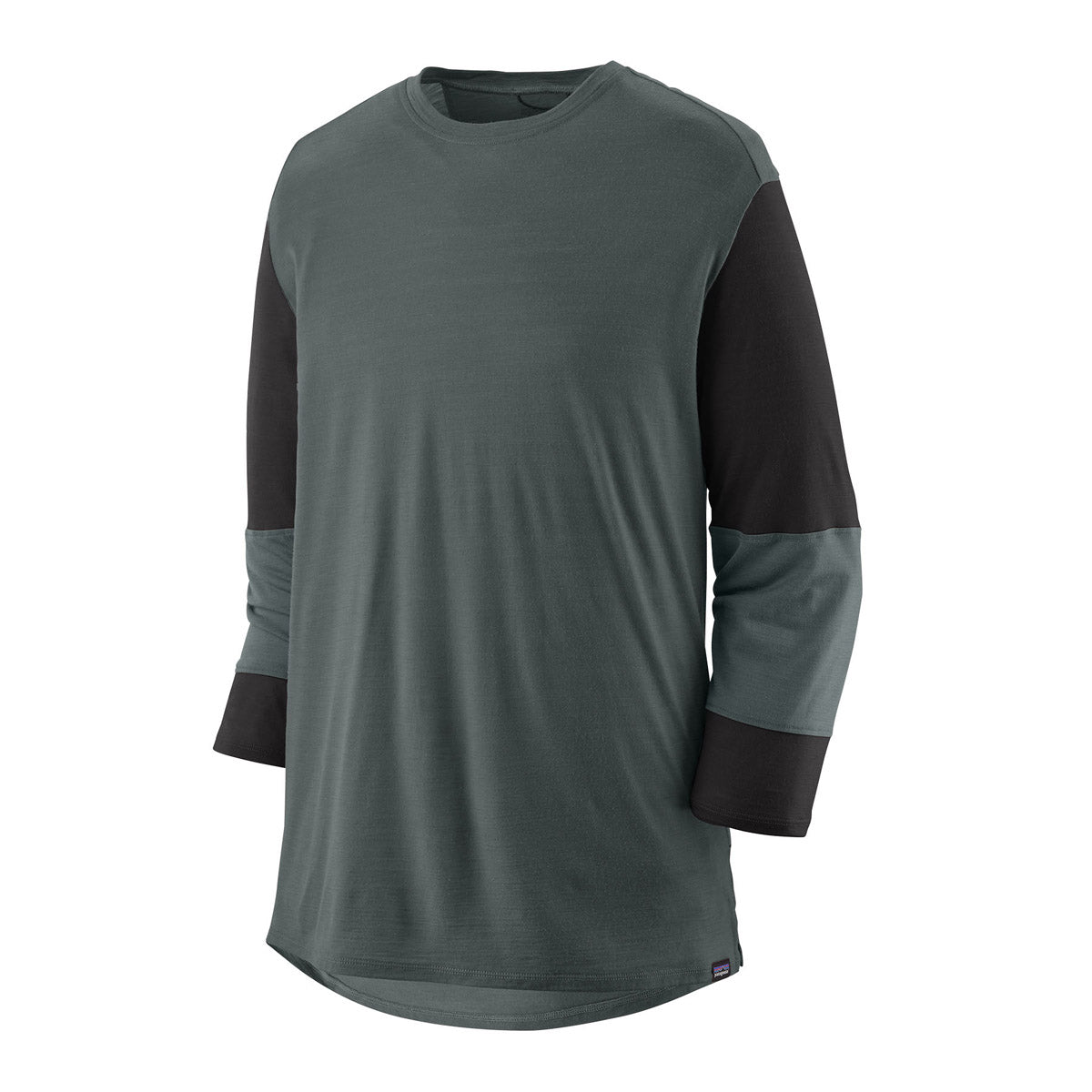 Patagonia Men's Merino 3/4-Sleeved Bike Jersey Nouveau Green