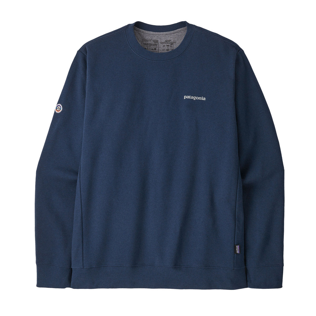Patagonia Men's Fitz Roy Icon Uprisal Crew Sweatshirt Lagom Blue