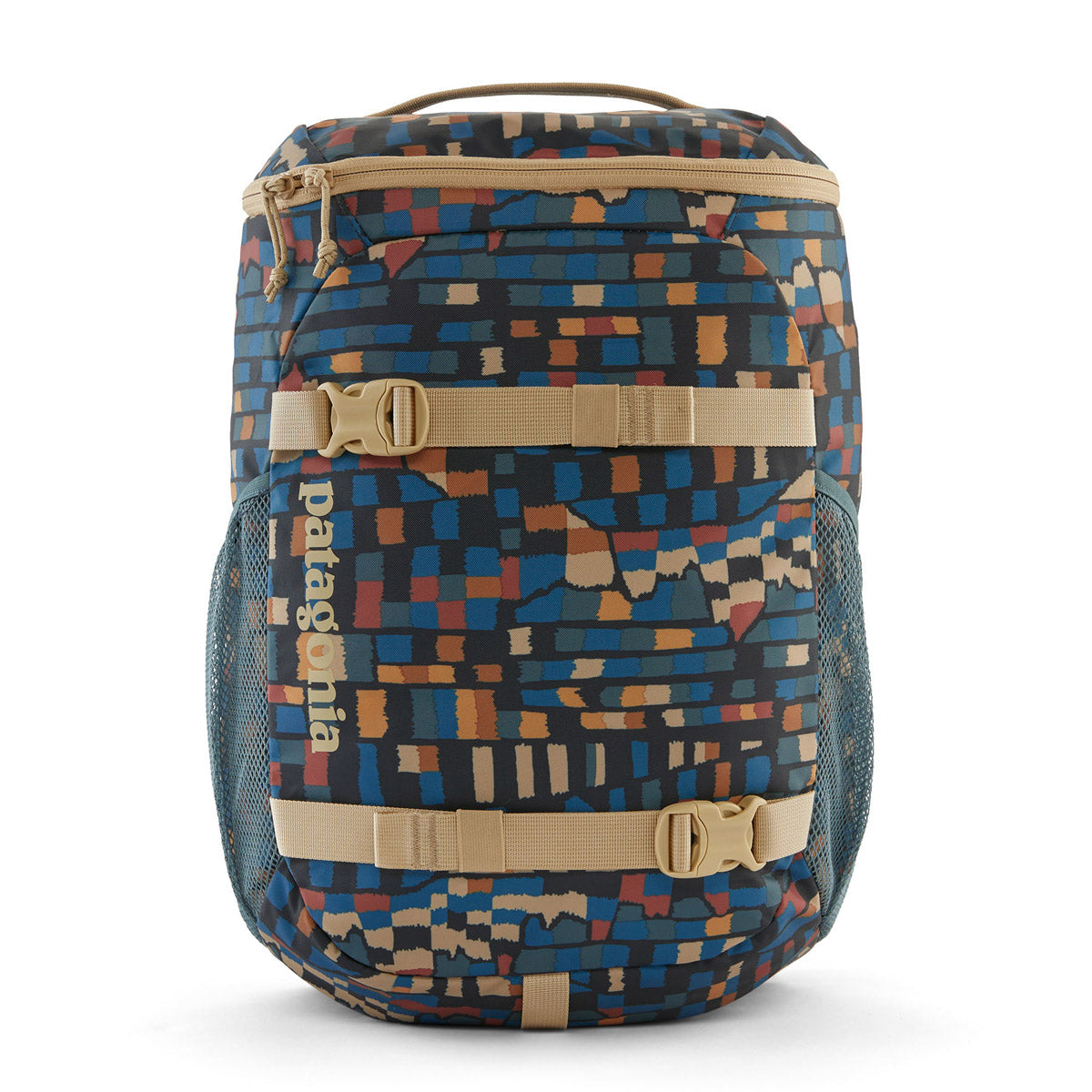 Patagonia Kids' Refugito Day Pack 18L Fitz Roy Patchwork: Ink Black