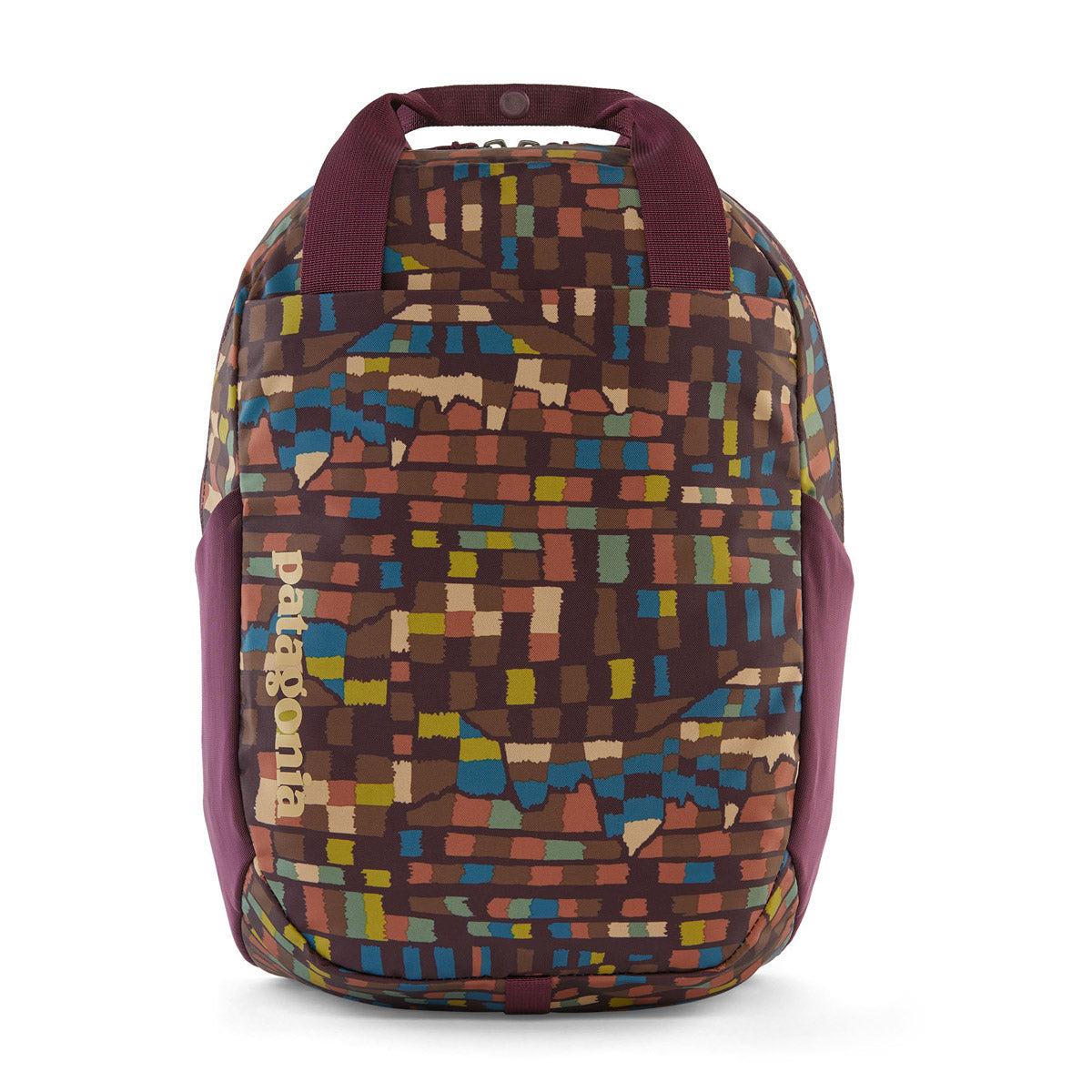 Patagonia Atom Tote Pack 20L Fitz Roy Patchwork: Night Plum