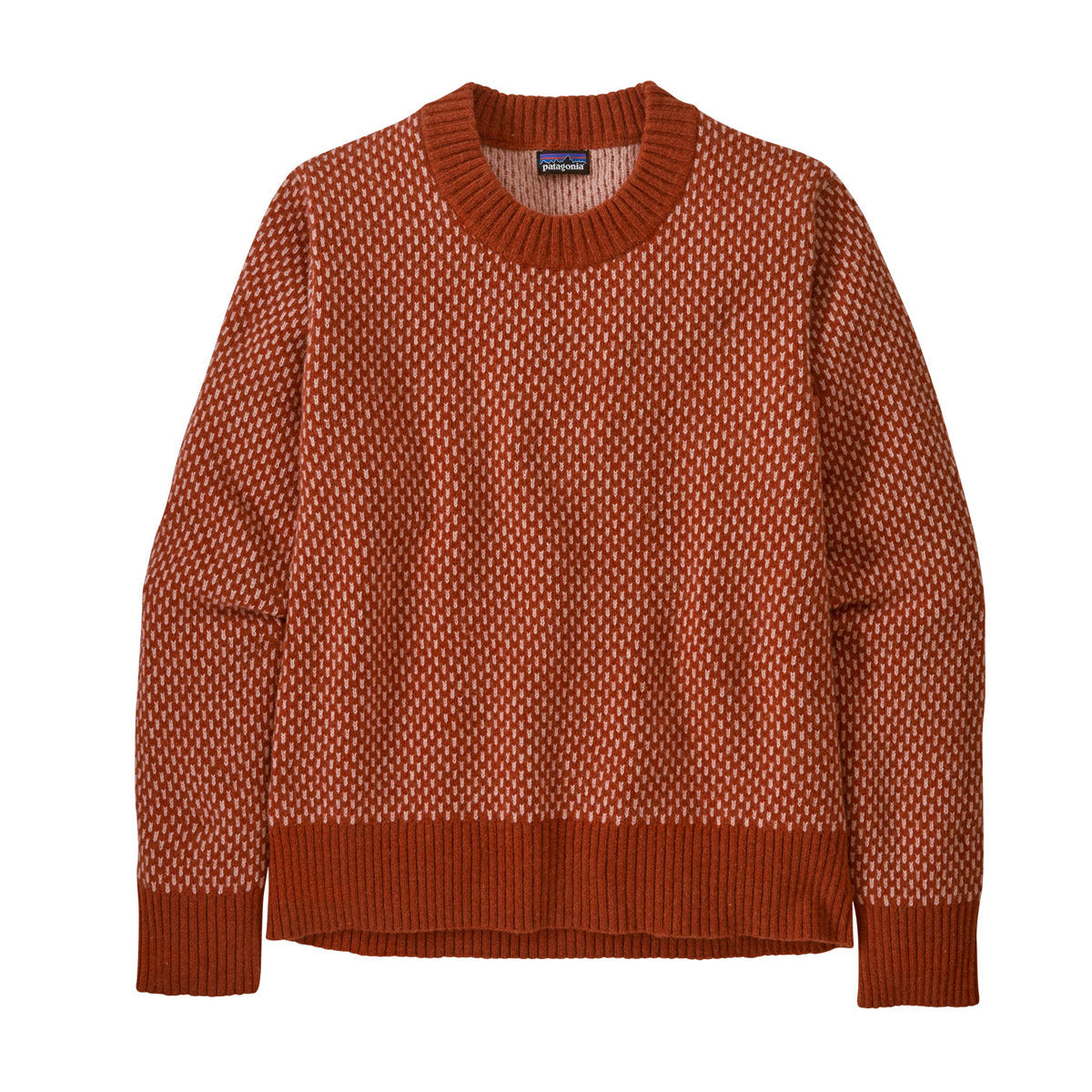 Patagonia Women's Recycled Wool Crewneck Sweater Ridge: Burl Red