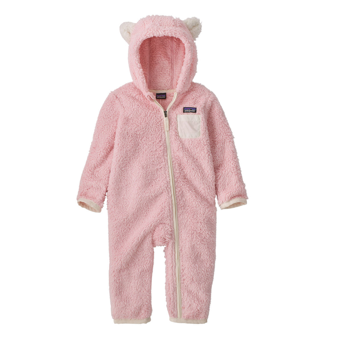 Patagonia Baby Furry Friends Fleece Bunting Peaceful Pink