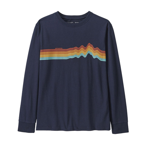 Kids' Long-Sleeved Regenerative Organic Certified Cotton Ridge Rise St ...