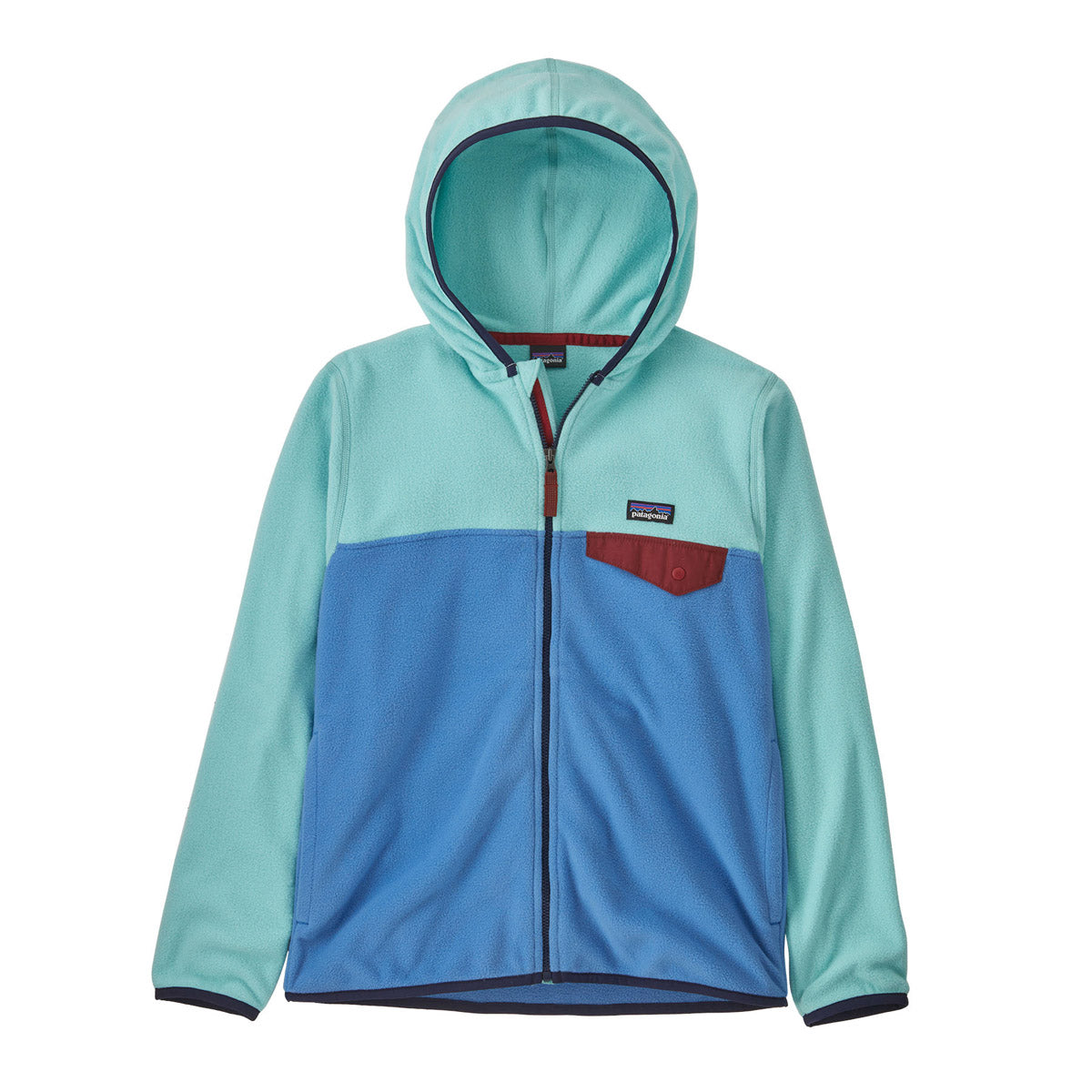 Patagonia Kids&#39; Micro D Snap-T Jacket Blue Bird