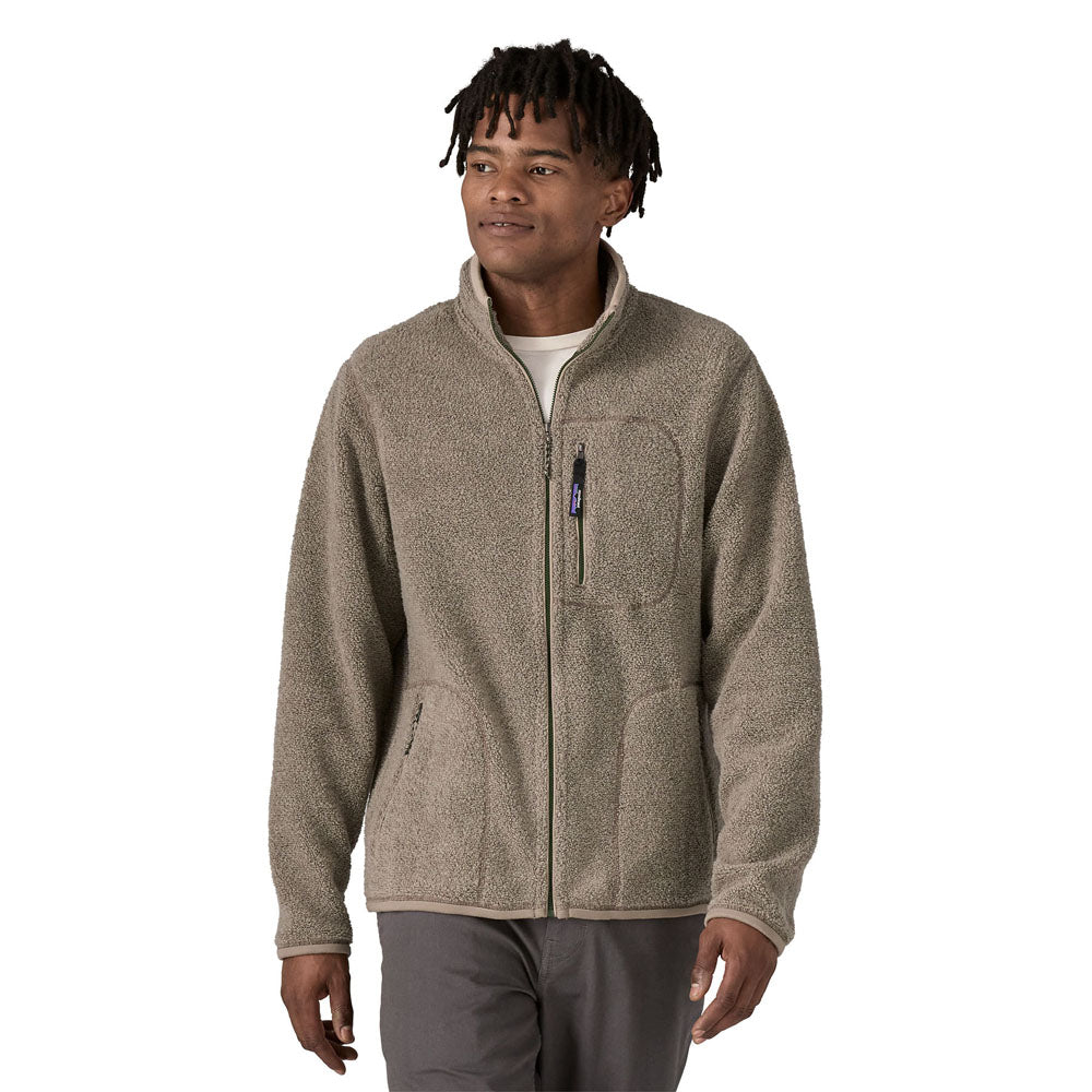 Patagonia Mens Reclaimed Fleece Jacket Seabird Grey