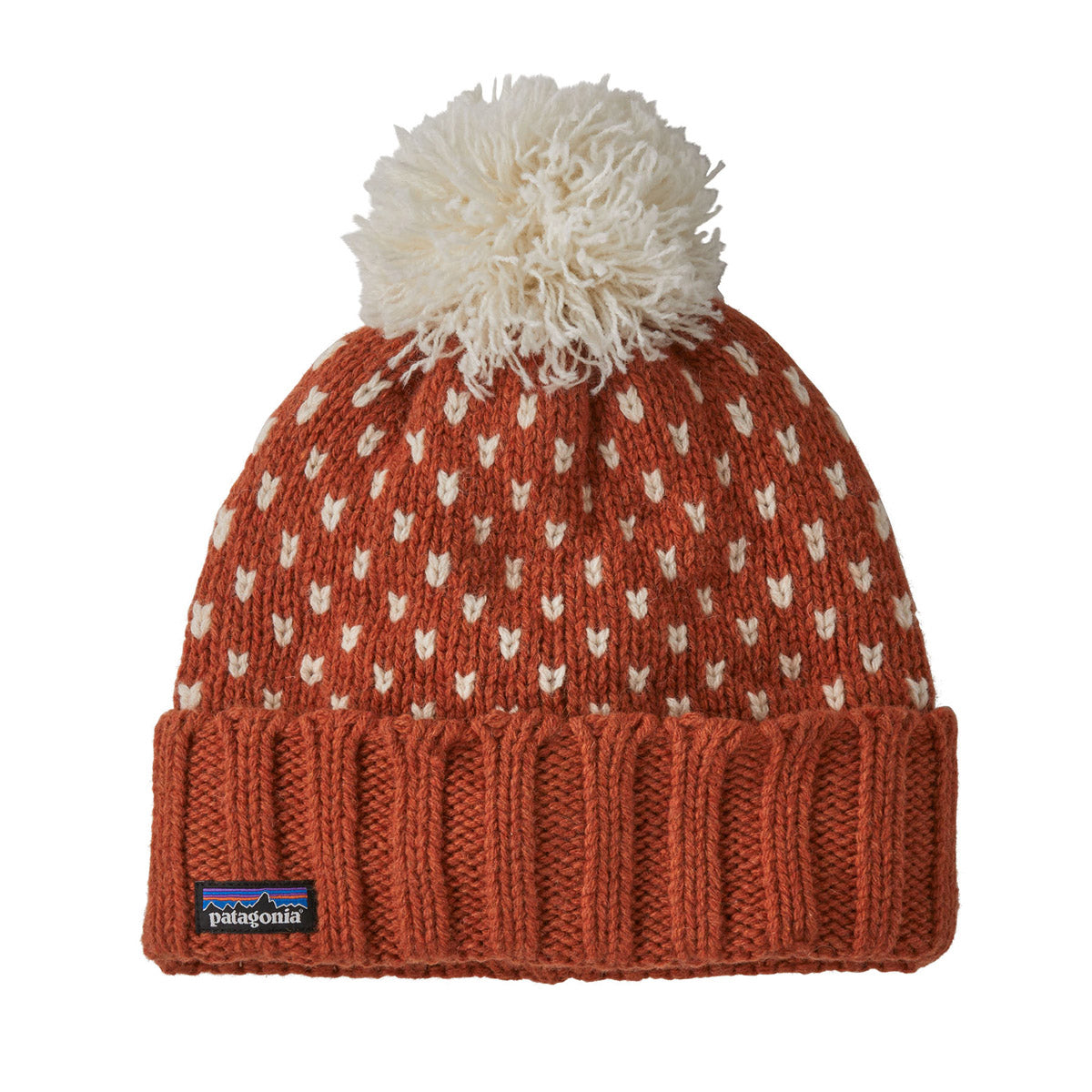 Patagonia Snowbelle Beanie Offset Dot: Burnished Red