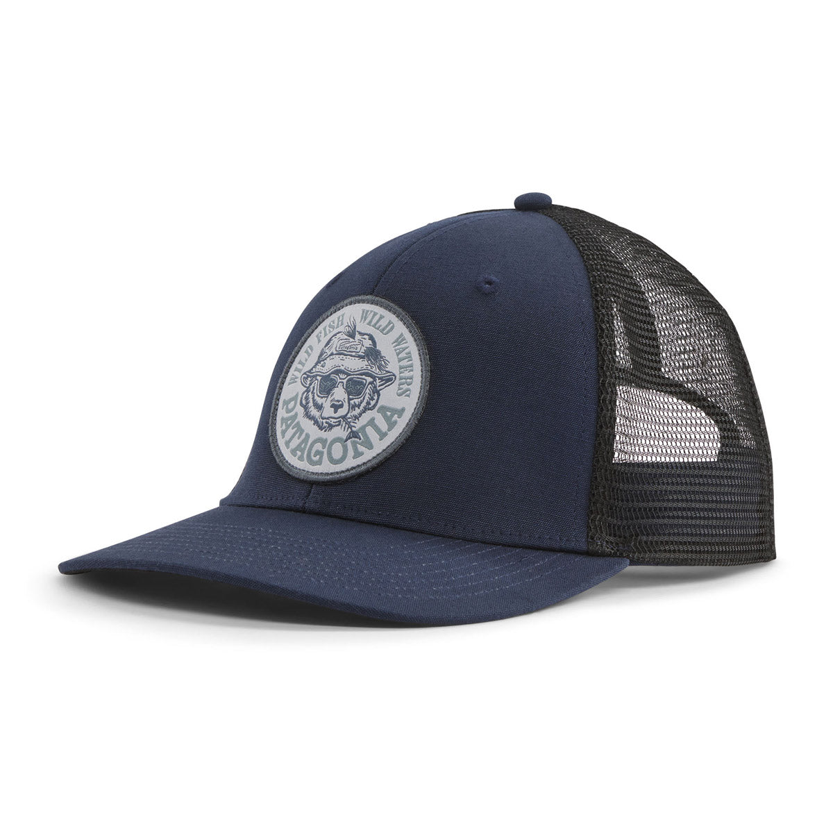 Patagonia Take a Stand Trucker Hat Wild Grizz: New Navy