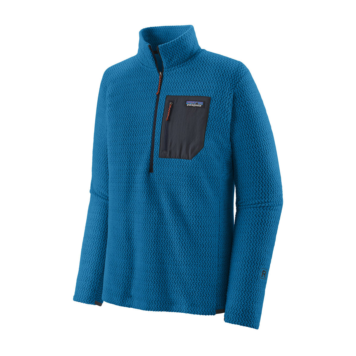 Patagonia Men&#39;s R1 Air Zip Neck Endless Blue