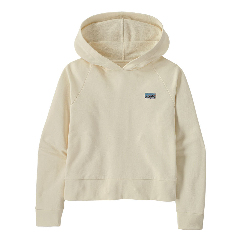 Patagonia Womens Regenerative Organic Certified Cotton Essential Hoody Wool White