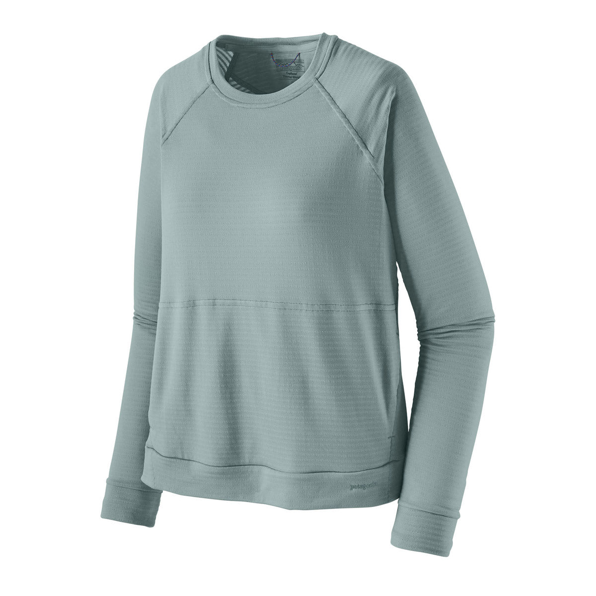 Patagonia Women&#39;s Long-Sleeved Capilene Thermal Crew Thermal Blue