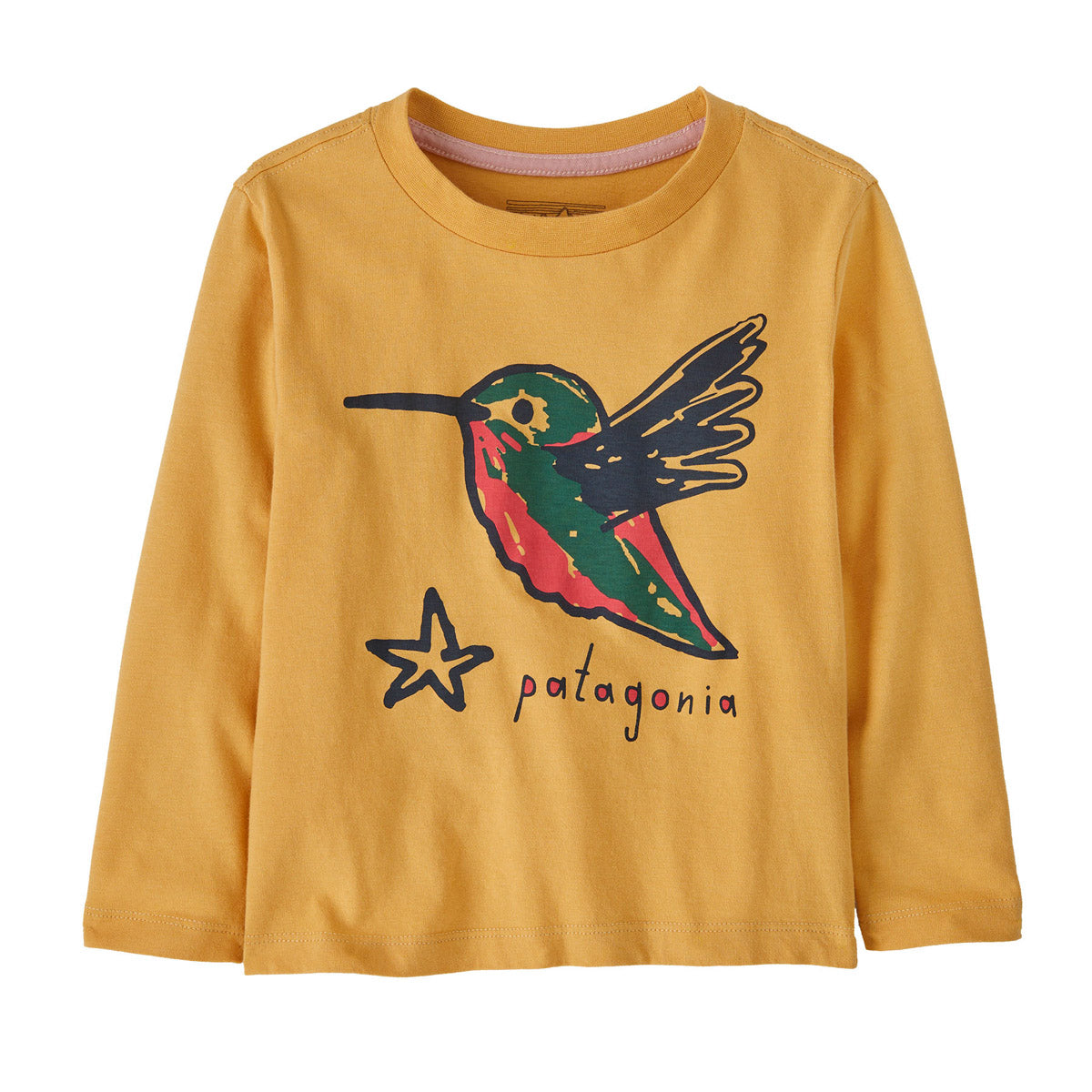 Patagonia Baby L/S Graphic T-Shirt Starflight: Beeswax Tan