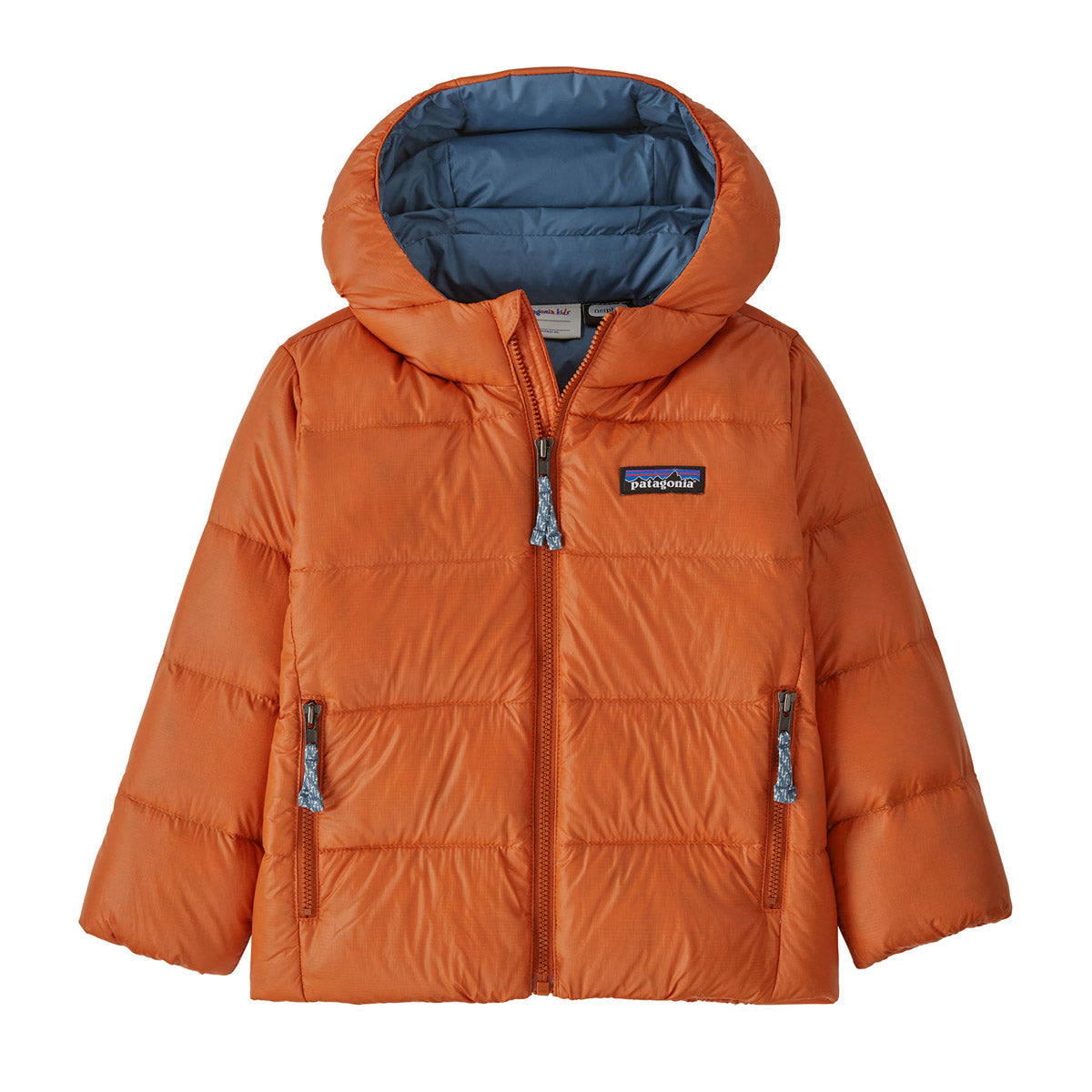 Patagonia Baby Hi-Loft Down Sweater Hoody Redtail Rust