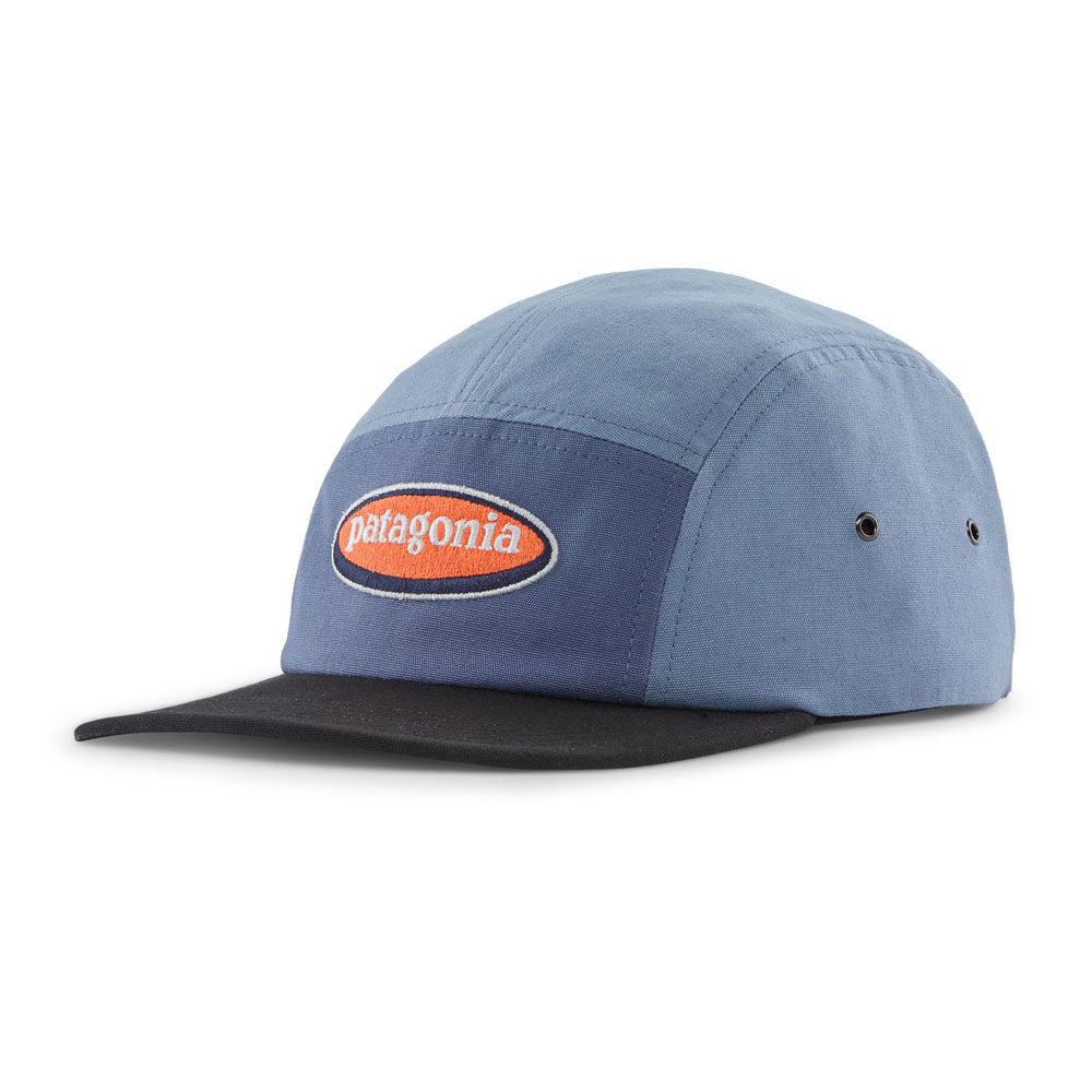 Patagonia Graphic Maclure Hat Oval Logo: Barnacle Blue